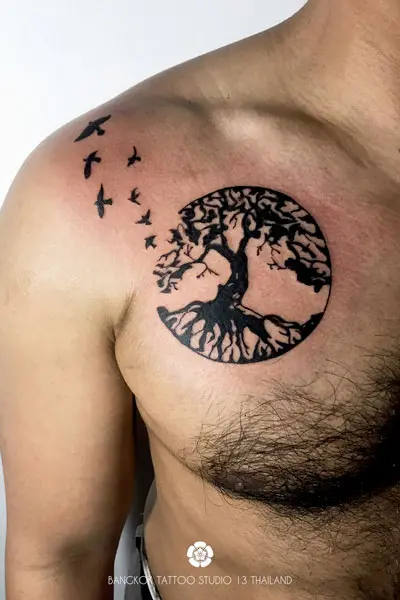 black-ink-tattoo-tree-of-life-bird