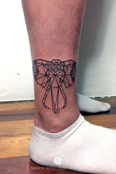 graphic-black-ink-geometric-elephant-tattoo-bangkok