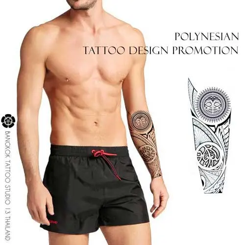 tribal-polynesian-samoan-arm-tattoo-design-bangkok-thailand