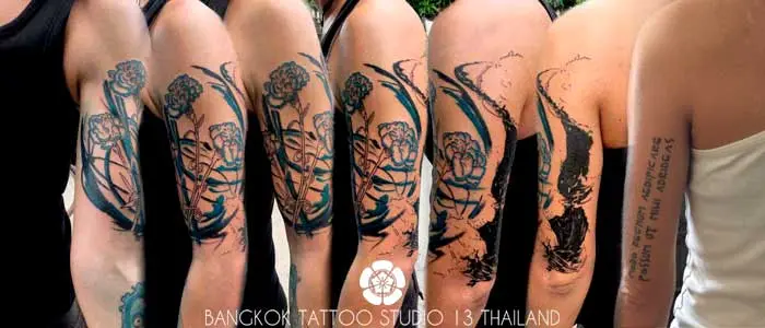 abstract-black-ink-cover-up-tattoo-bangkok