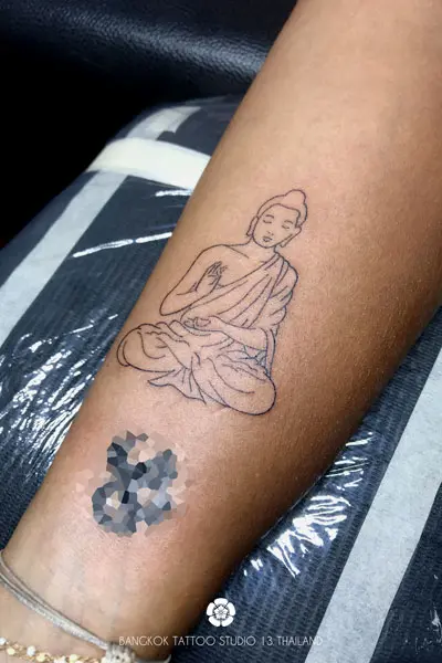 fine-line-tattoo-buddha