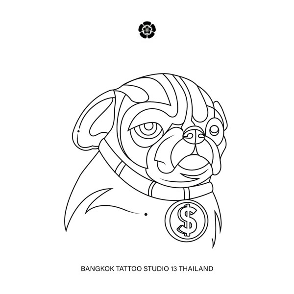 abstract-dog-tattoo-design