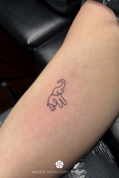 abstract-minimalist-one-line-tattoo-elephant-thailand