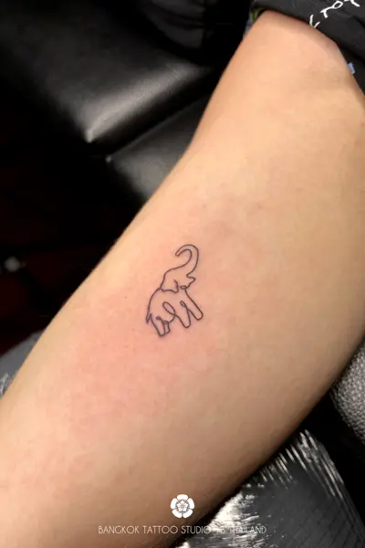 abstract-fine-line-elephant-tattoo-bangkok