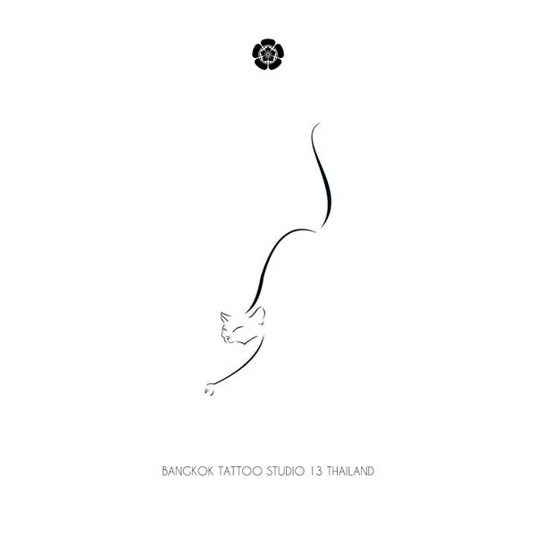 abstract-cat-tattoo-design