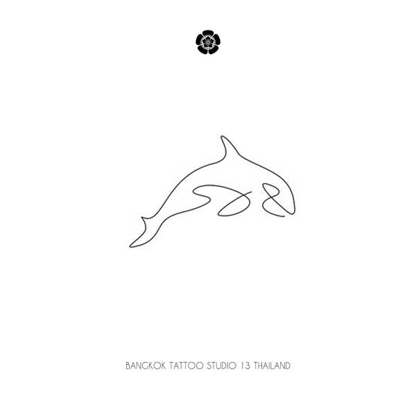 abstract-dolphin-tattoo-design