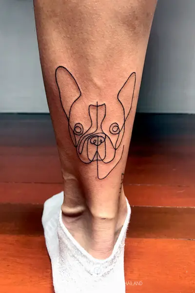 abstract-one-line-continuous-tattoo-dog-bangkok