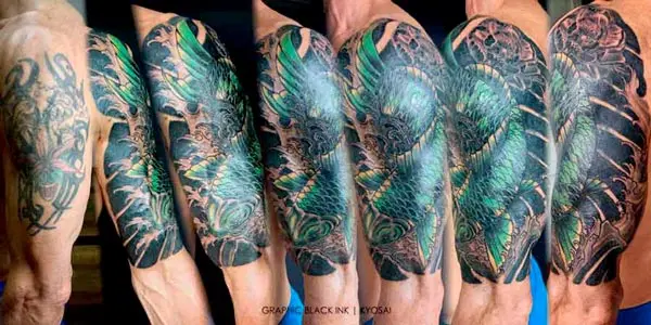 japanese-koi-fish-cover-up-old-tribal-tattoo-bangkok