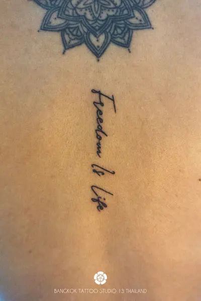 bangkok-tattoo-lettering-freedom-is-life