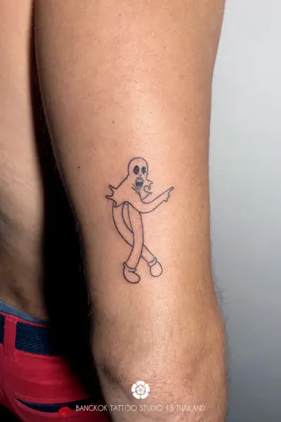 ghost-dancing-old-comics-cartoon-tattoo-design-usa