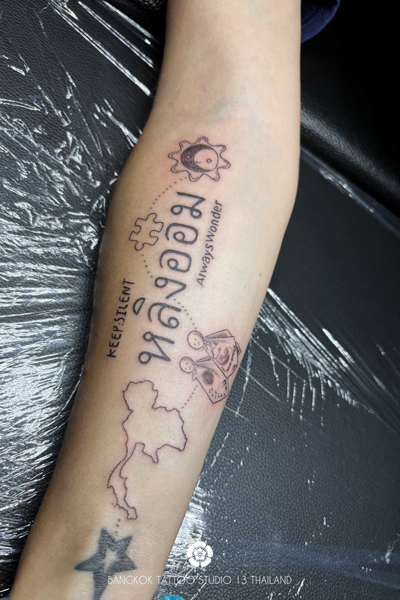 fine-line-map-thailand-custom-design-tattoo-bangkok