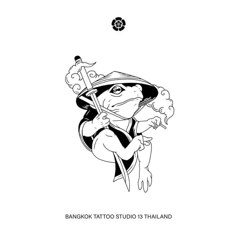 japanese-frog-tattoo-design