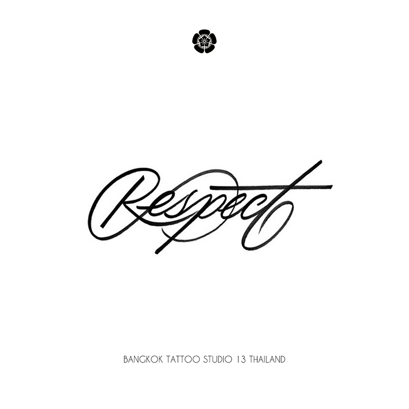 lettering-tattoo-design-respect
