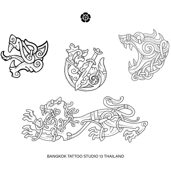 bangkok-tattoo-design-flash-nordic-viking