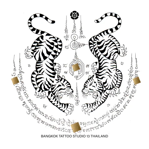 sak-yant-2-tigers