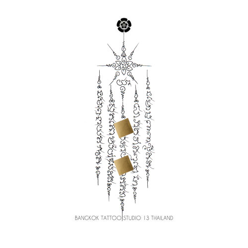 sak-yant-5-lines-tattoo-design