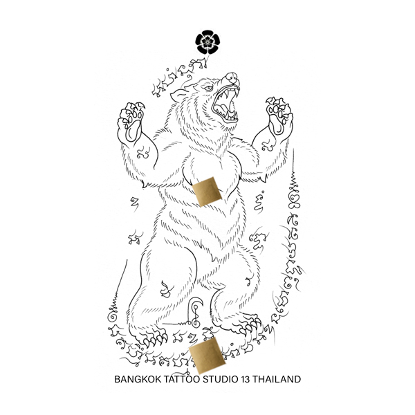 sak-yant-bear-tattoo-design
