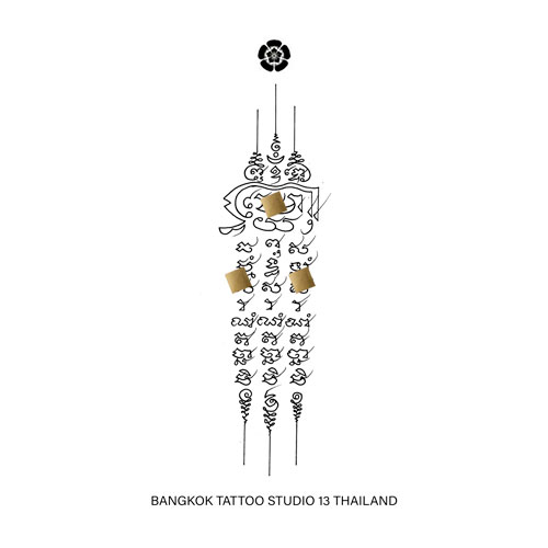 sak-yant-3-rows-tattoo-design