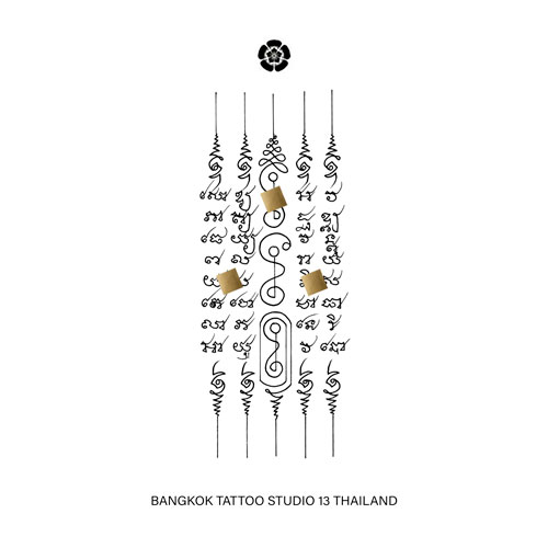 sak-yant-5-lines-tattoo-design