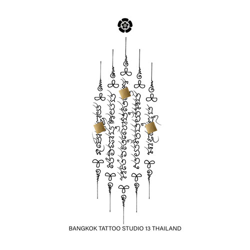 sak-yant-5-lines-tattoo-design