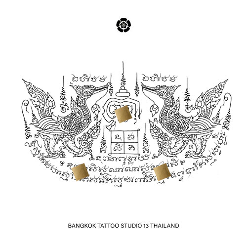 sak-yant-phaya-hong-thong-2-birds-tattoo-design