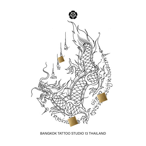 sak-yant-dragon-tattoo-design