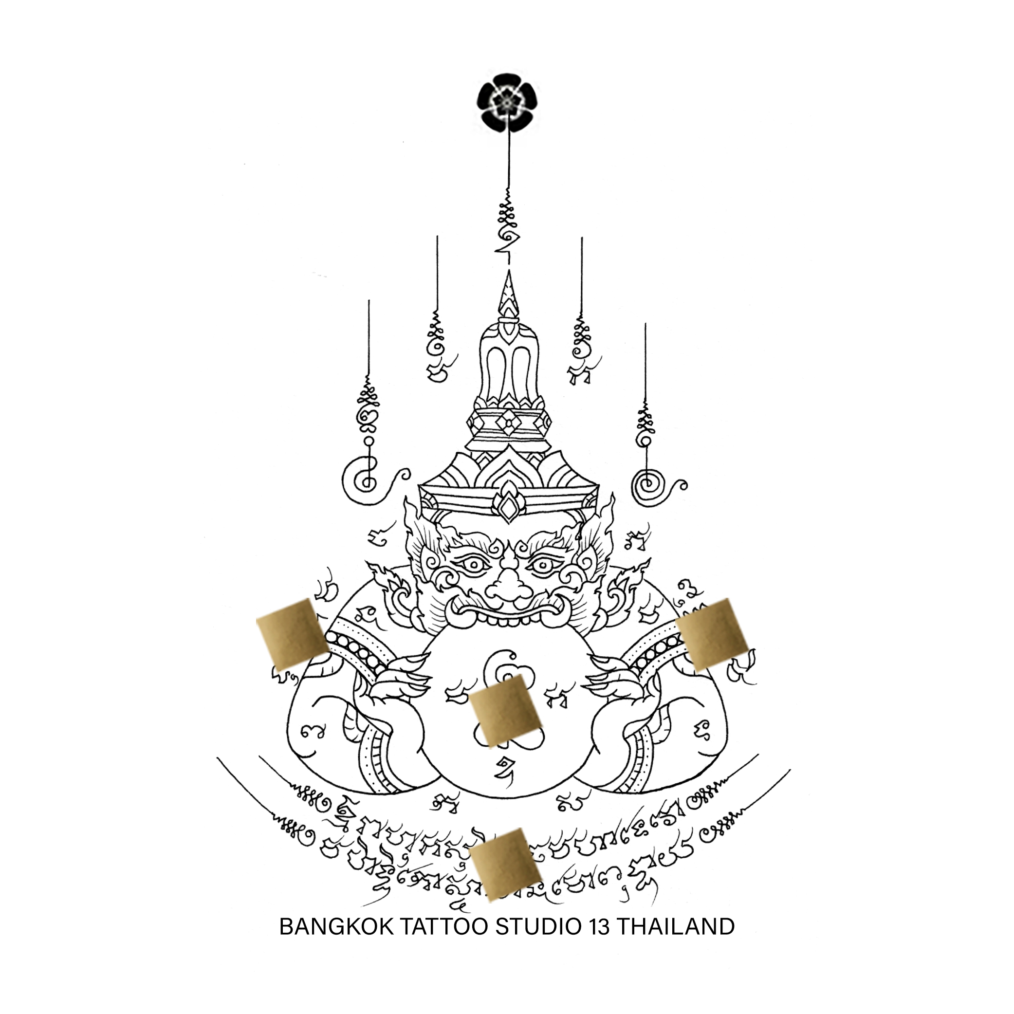 sak-yant-phra-rahu-tattoo-design