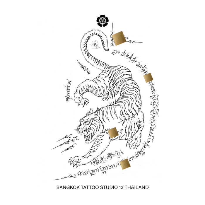sak-yant-tiger-traditional-tattoo-design