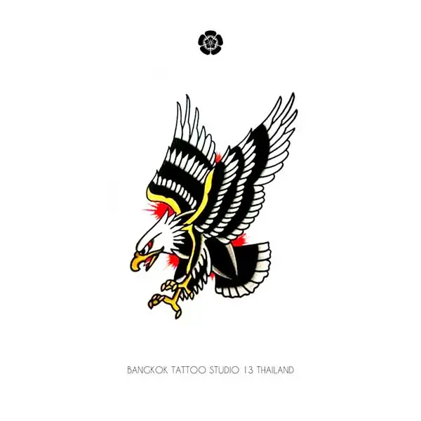 bird-eagle-oldschool-bangkok-tattoo-hot-promotion