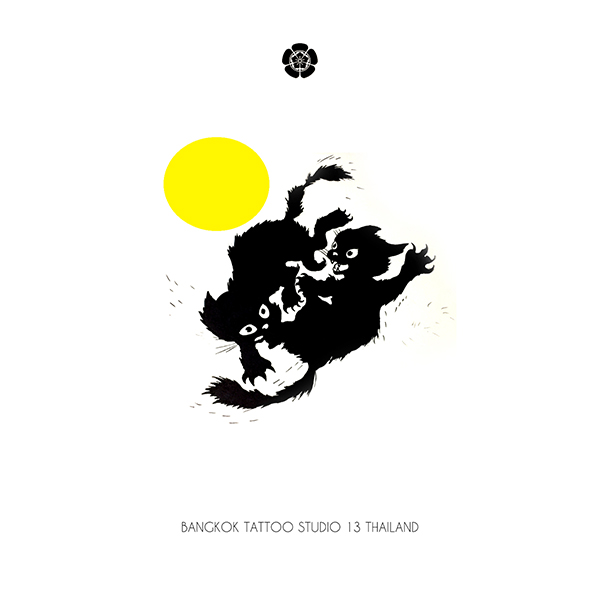 funny-cat-tattoo-design