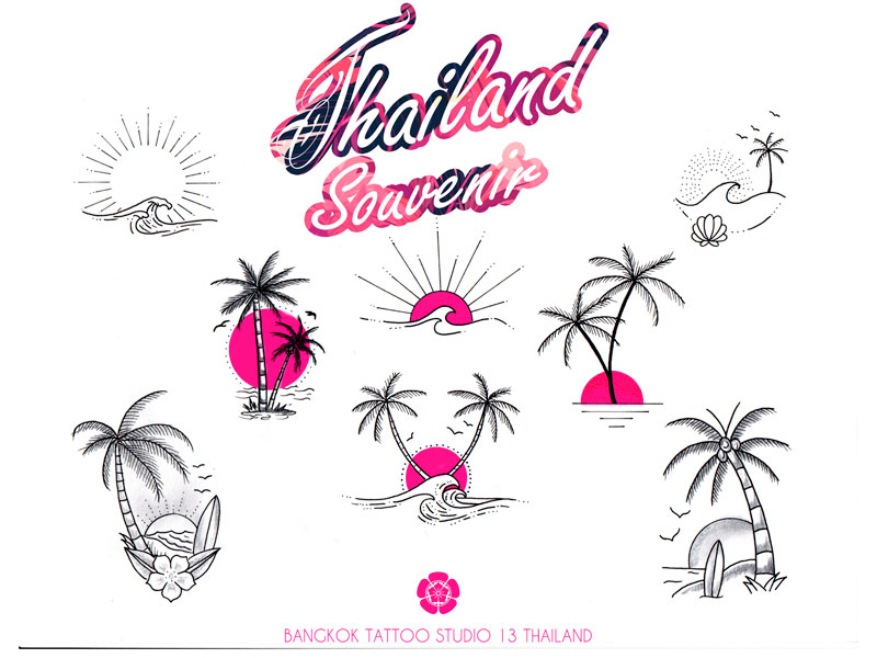 thailand-travel-souvenir-tattoo-design