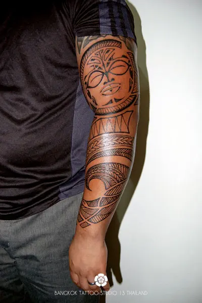 Polynesian Temporary Tattoo Maori Tattoo 2115 Cm - Etsy Australia