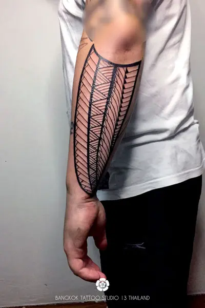 tribal-tattoo-forearm