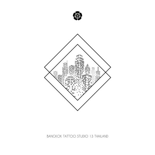 artwork-city-patterns graphic-vision-tattoo-design