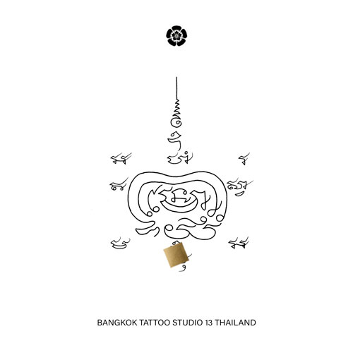 sak-yant-crown-tattoo-design